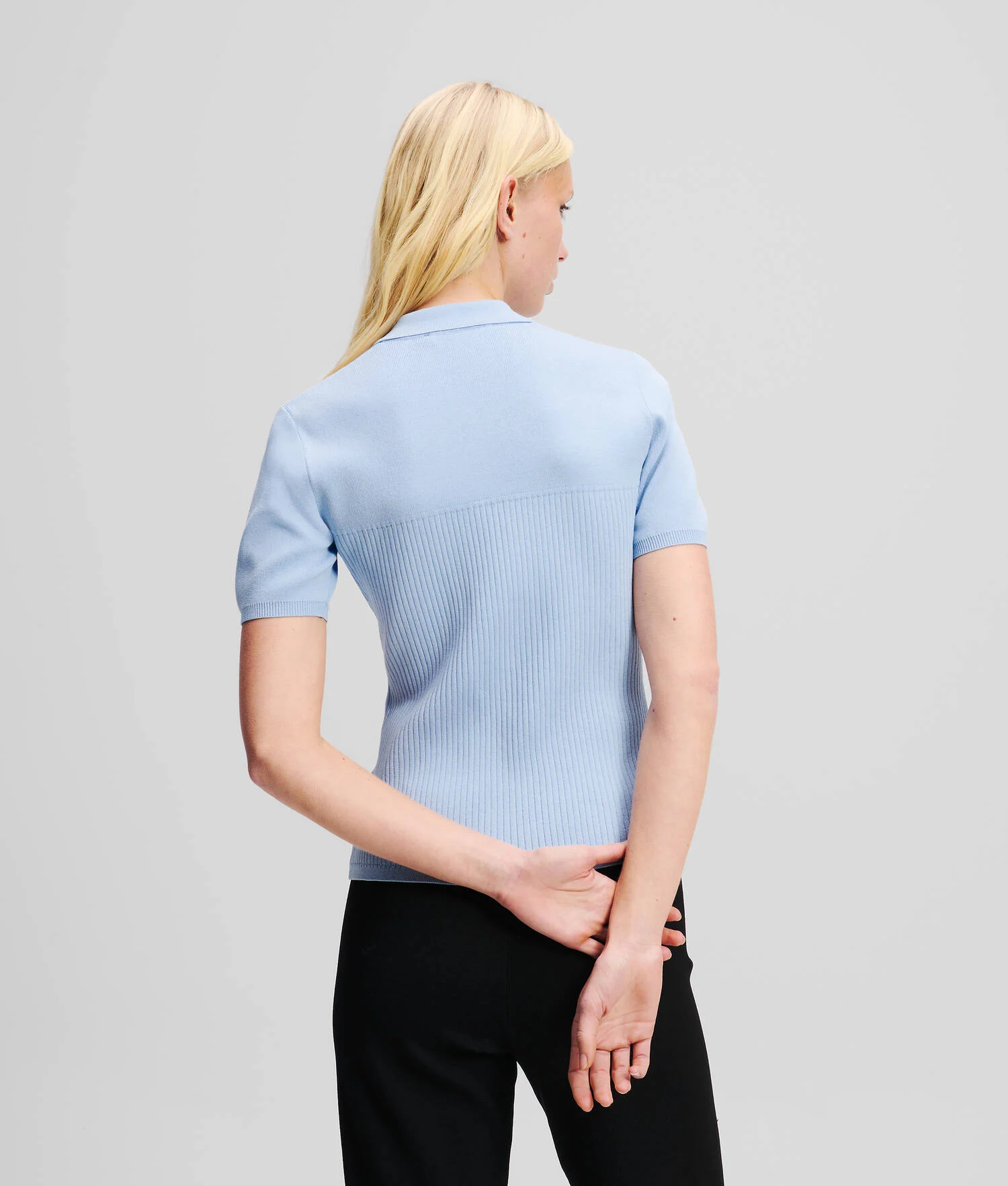 POLO AVEC BOUTONS - Bleu Kentucky