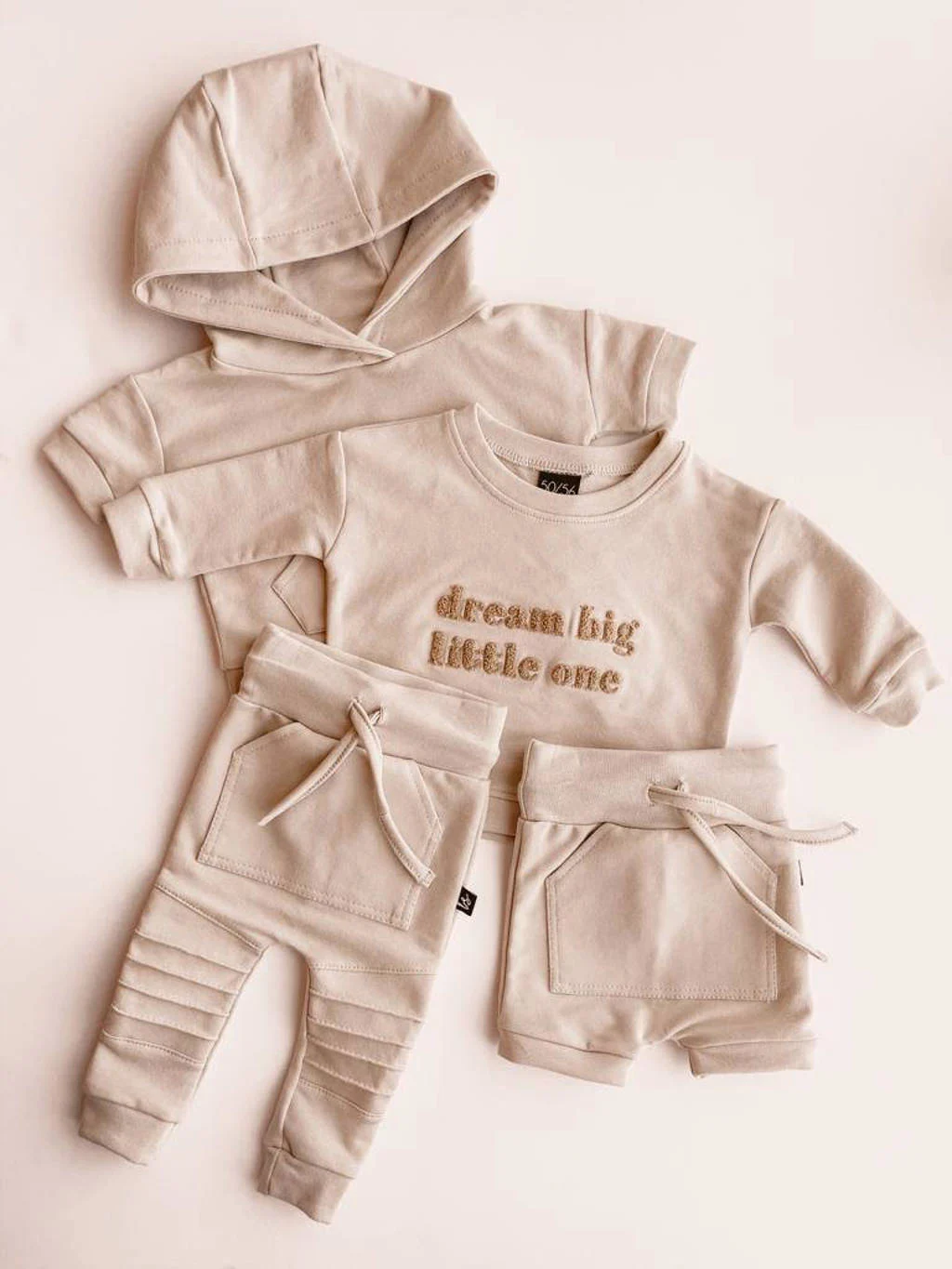 Babystyling baby sweatshort beige
