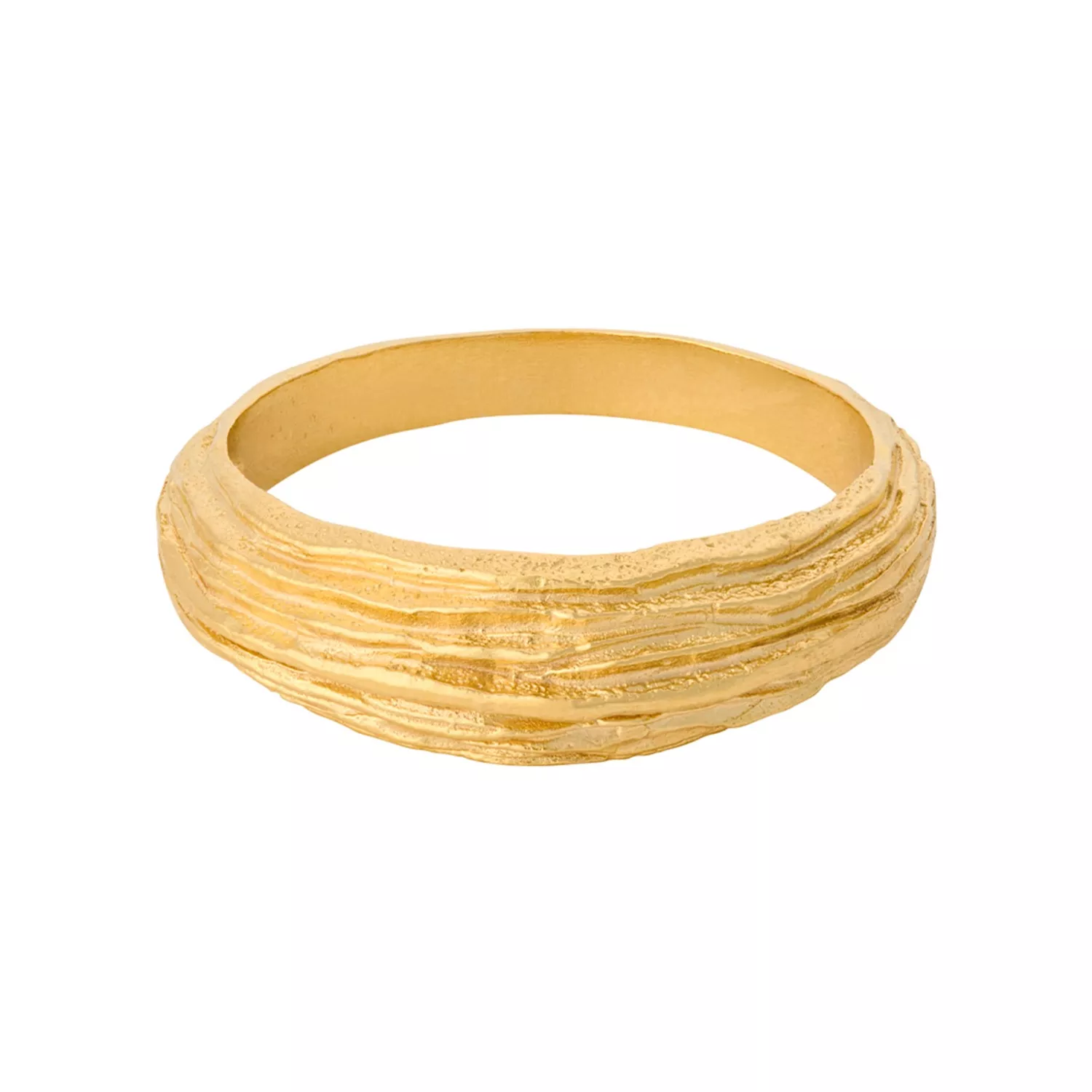 Pernille Corydon oastline Ring 18 kt. Forgyldt Sølv r-470-gp