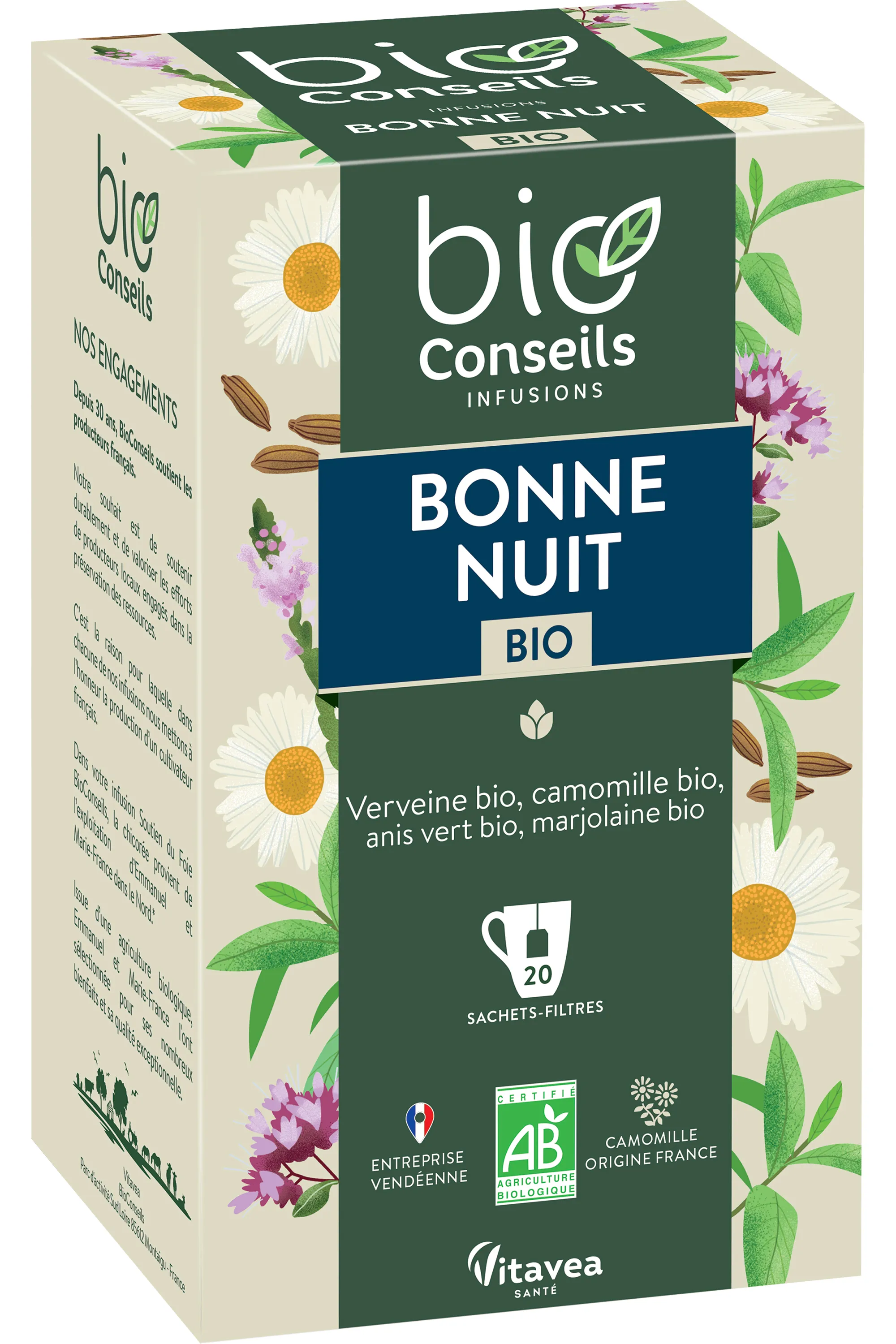 BIO CONSEILS Infusion Bonne nuit Bio-29 g
