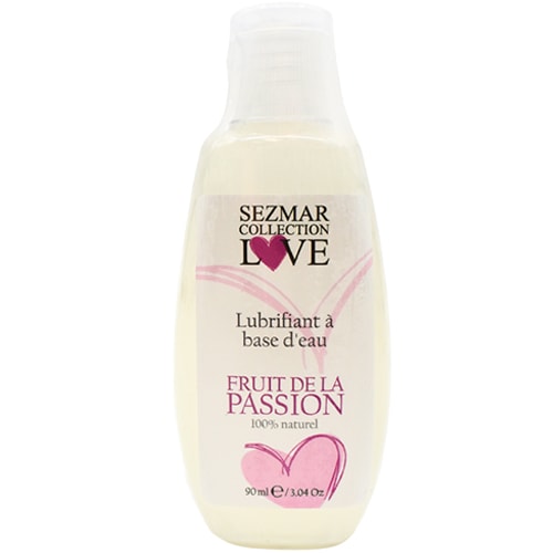 Lubrifiant à base d'eau 100% naturel - Fruit de la passion - 90 ml