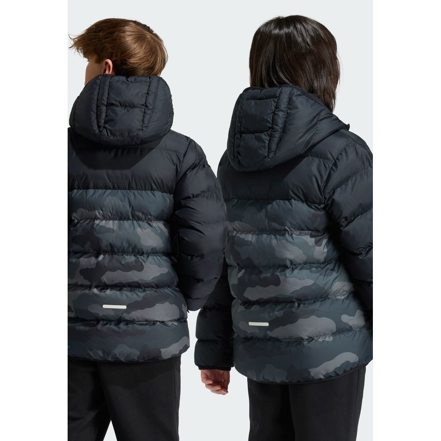 Adidas Synthetic Down Allover Print Jacket