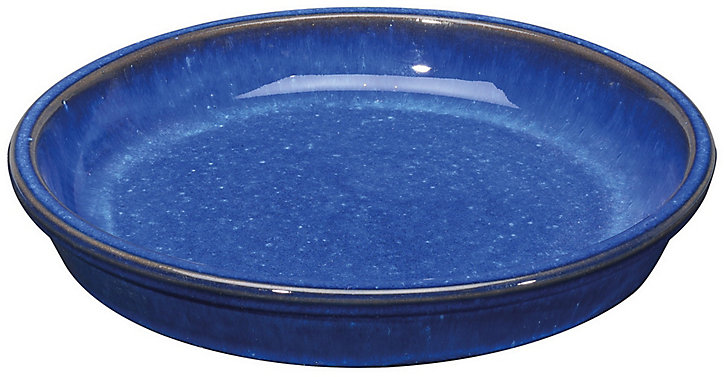 Soucoupe terre cuite bleu ø23 cm