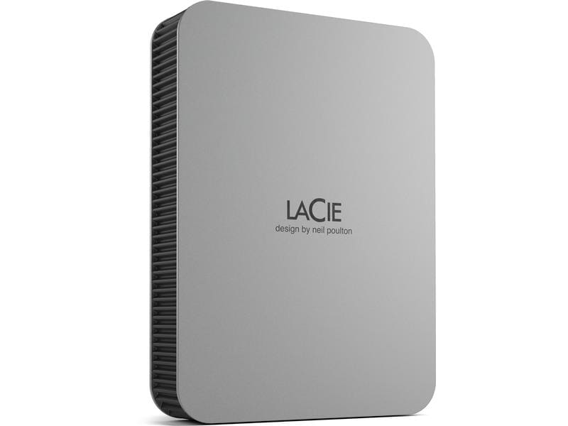 LaCie Externe Festplatte Mobile Drive (2022) 4 TB Externe tragbare Festplatte mit 4 TB Speicherkapazität
