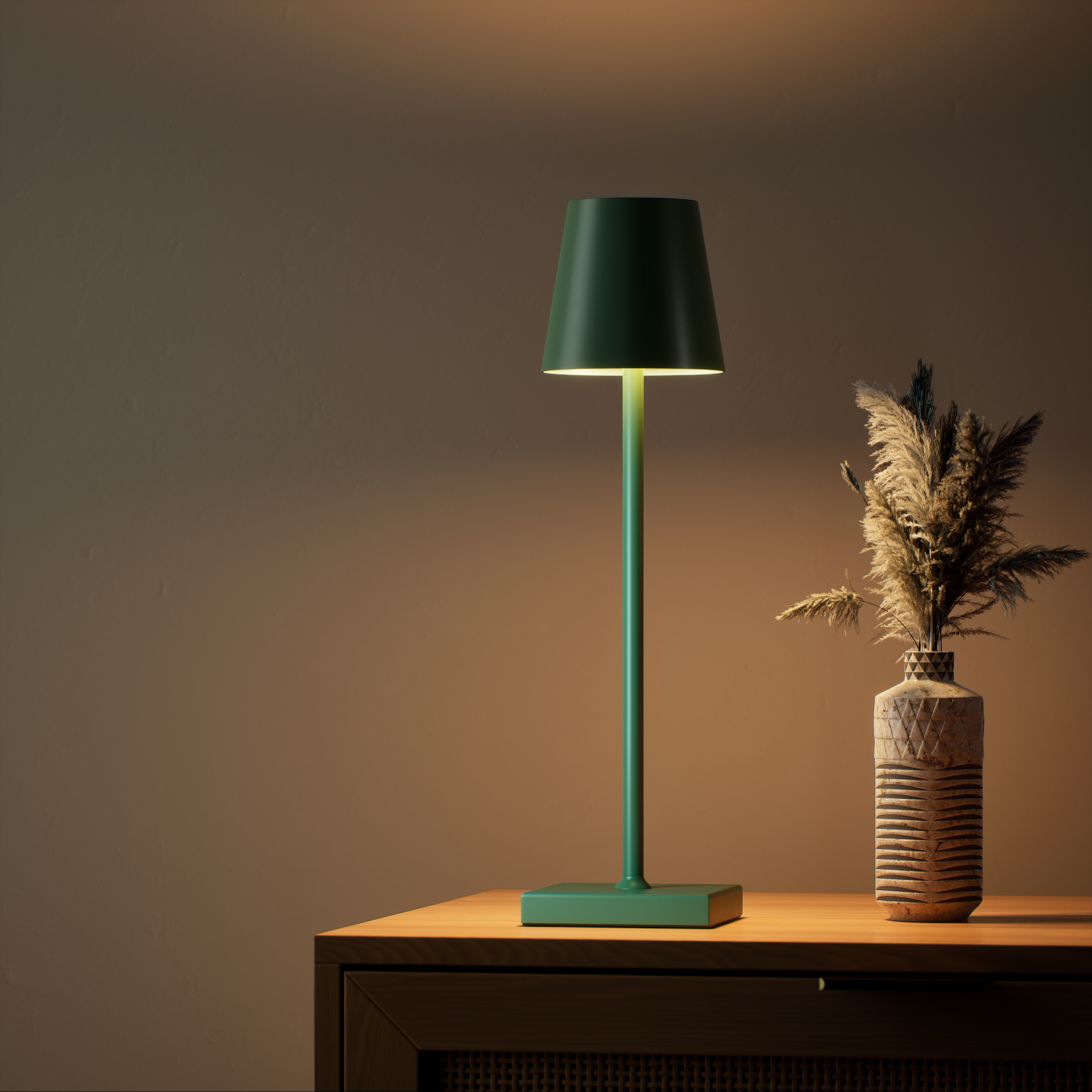 LED Tischlampe MEIRA grün