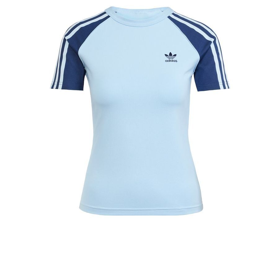 Adidas Original T-shirt slim manches raglan 3 bandes Adicolor