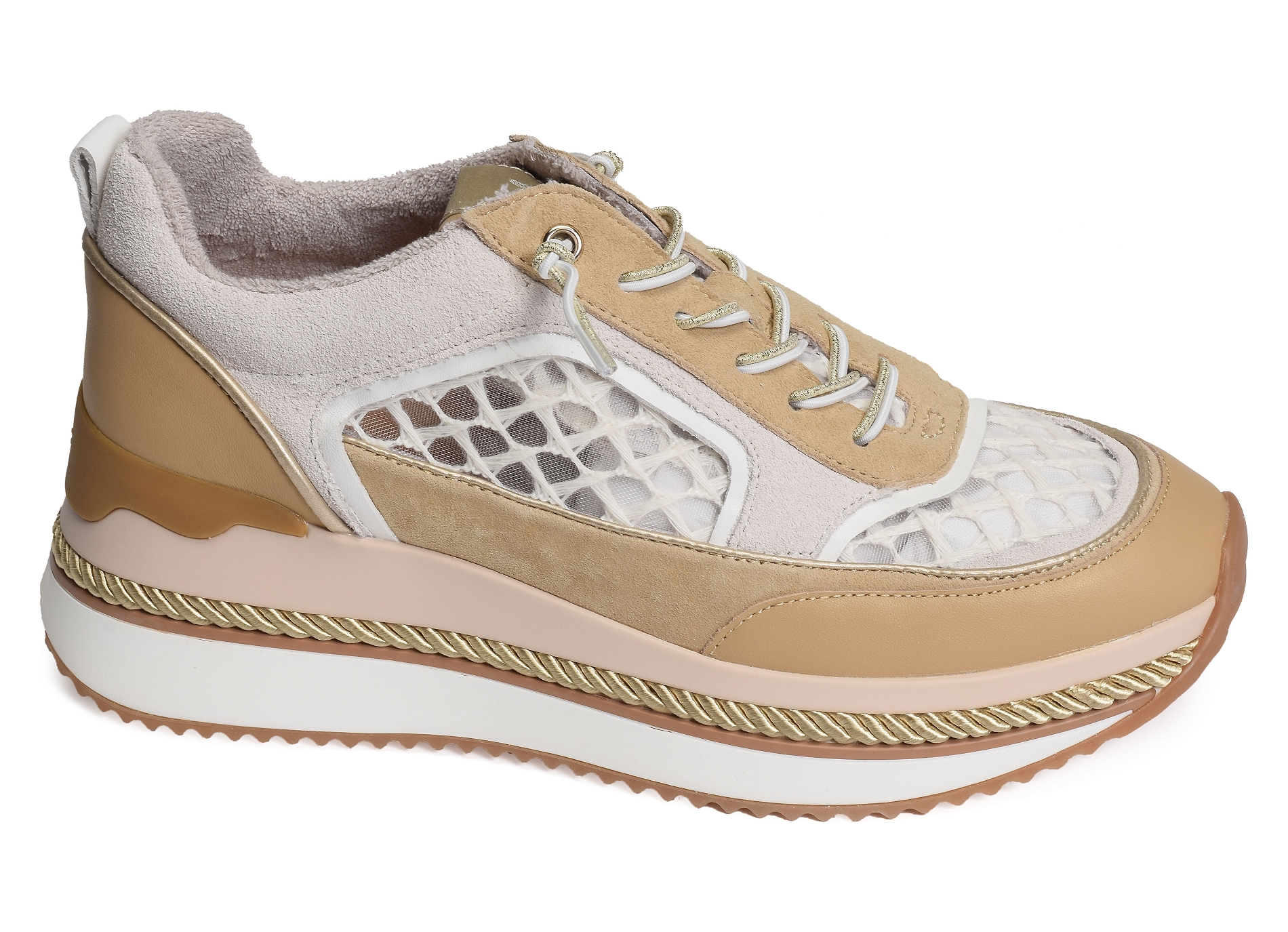 Enon beige blanc