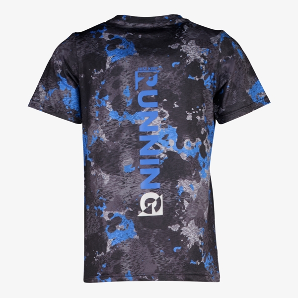 Osaga Dry kinder hardloop T-shirt met print zwart