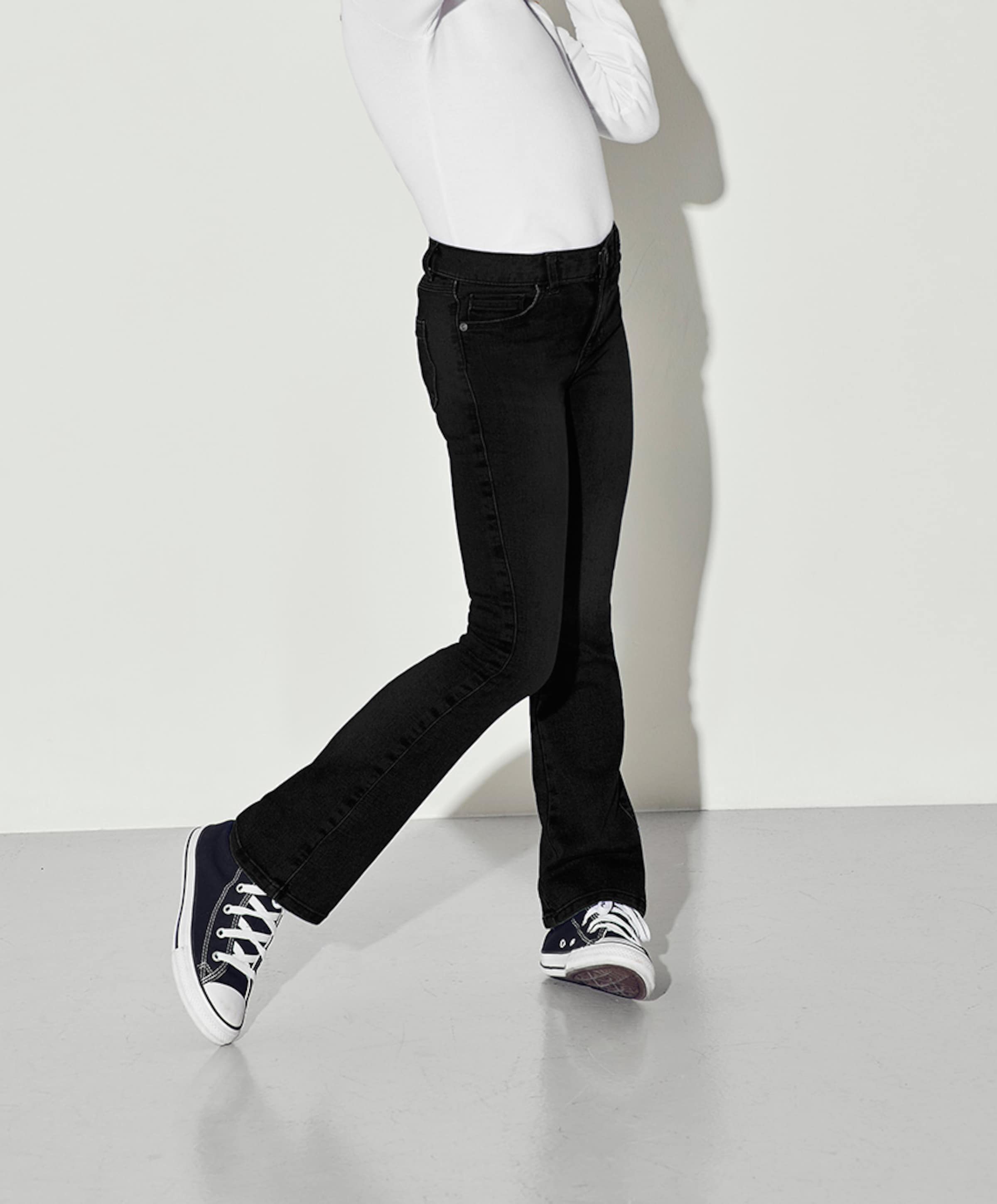 Only KOGROYAL LIFE REG FLARED PIM600 jeans zwart