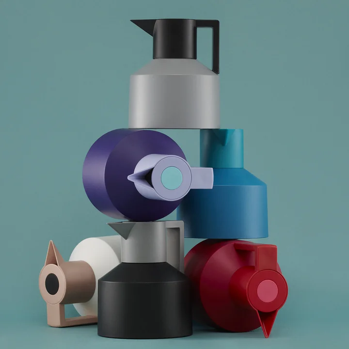 Normann Copenhagen - Geo Thermoskanne, schwarz / grau