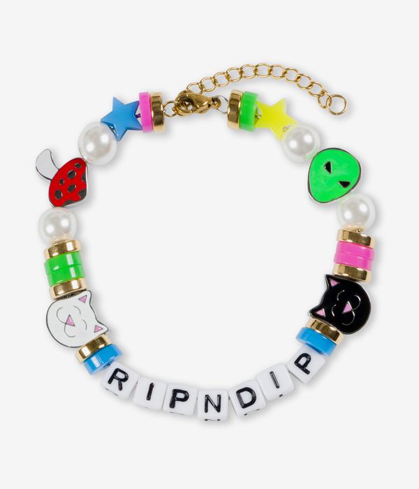 RIPNDIP Plur Beaded Armband (multi gold)