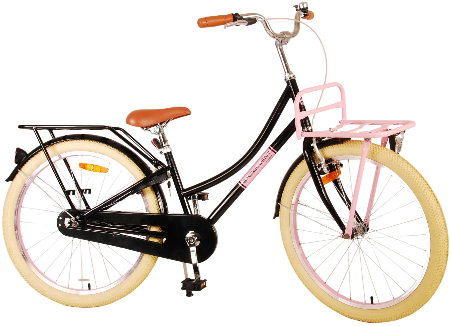 TPFSports Excellent Kinderfahrrad - Mädchen - 24 Zoll - Rücktritt + Handbremse - Grün