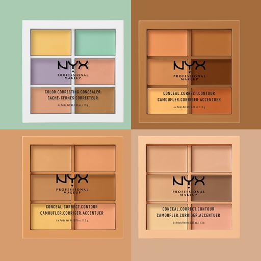 NYX Professional Makeup Color Correcting Concealer Palette, 000004