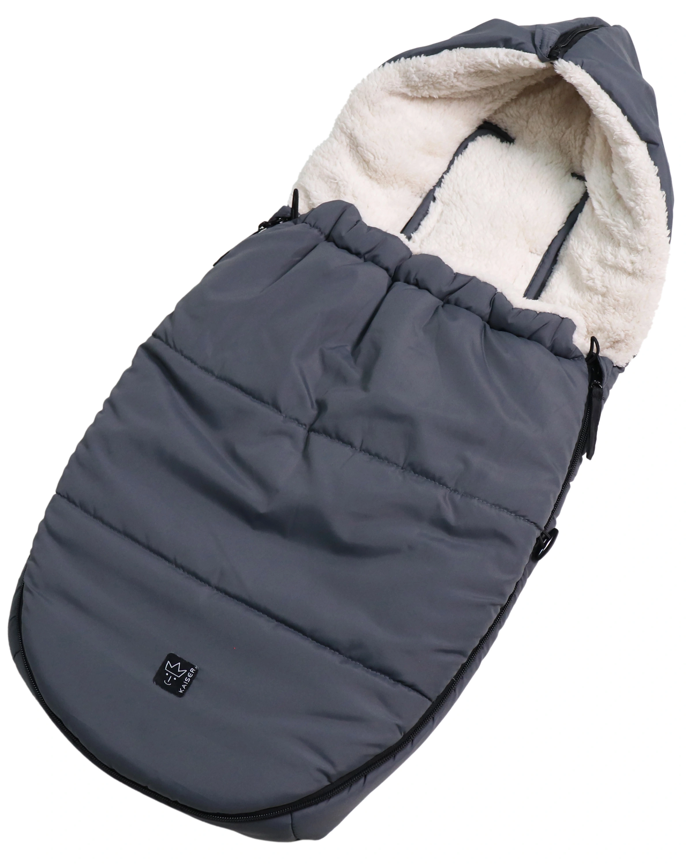 Babyschalen-Fußsack HOODY 2.0 in anthracite