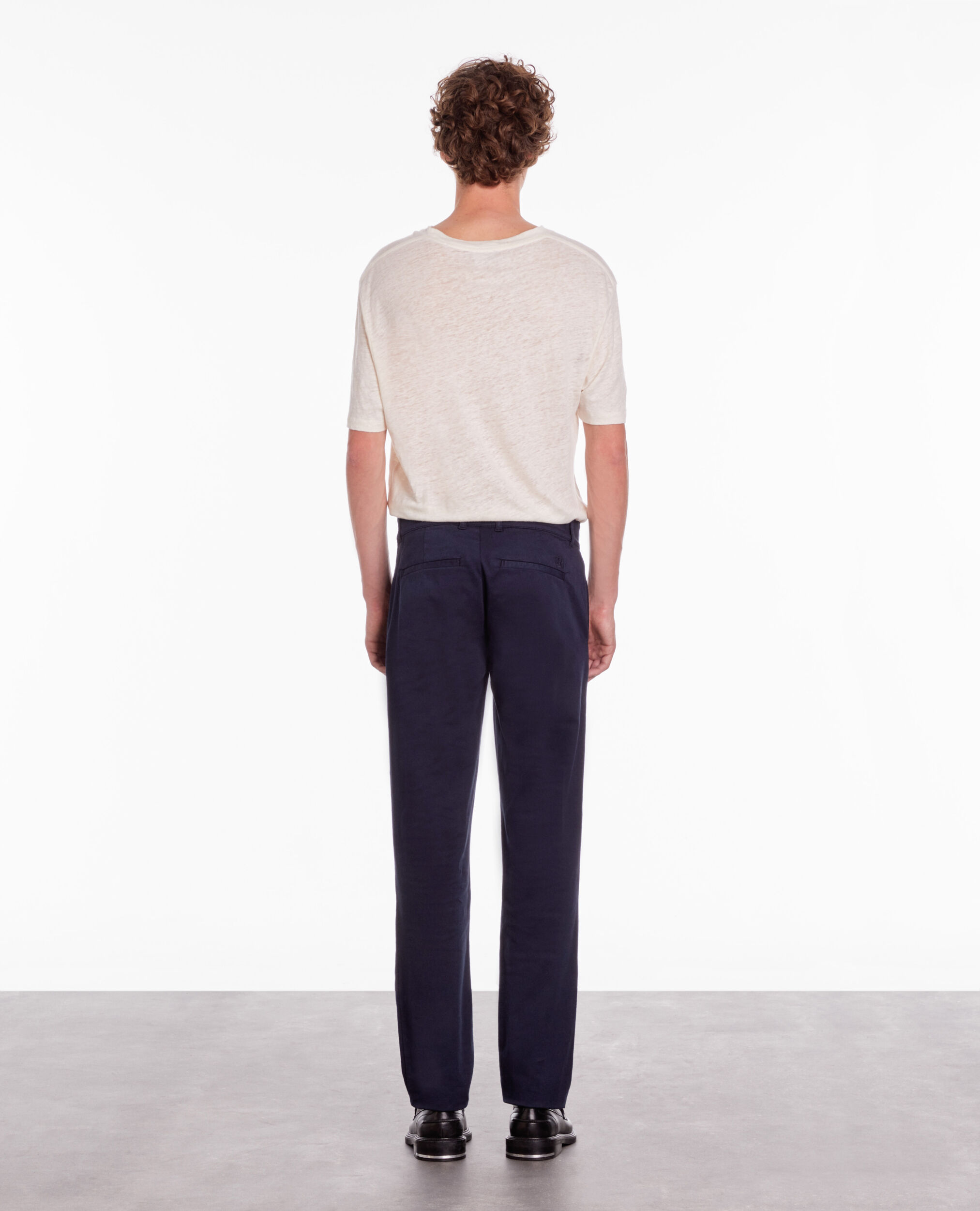 Pantalon chino bleu marine