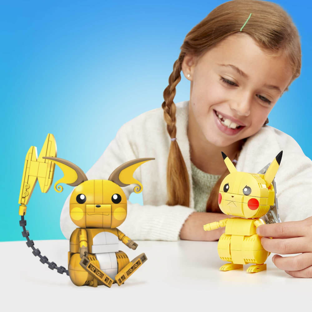 Mattel GYH06 Mega Construx Pokémon Trio (Pichu, Pikachu, Raichu)