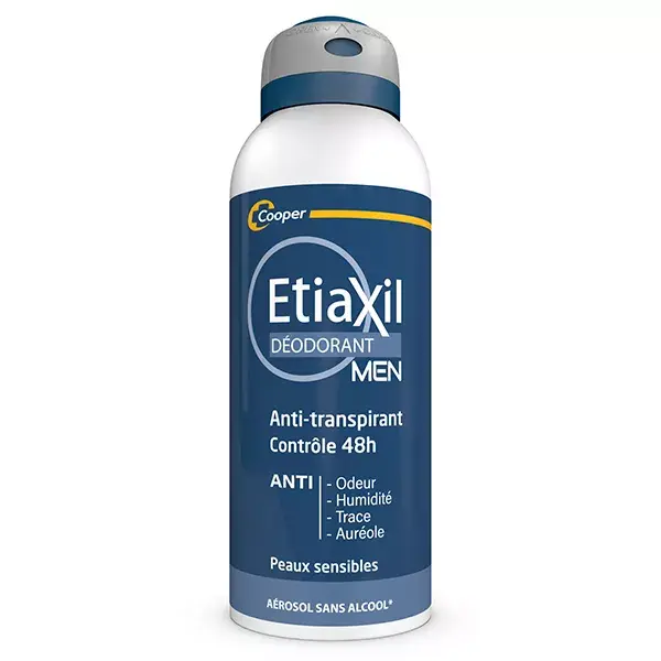 Etiaxil Men Desodorante Antitranspirante 48h Control Aerosol 2 x 150ml