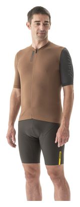 Maillot Manches Courtes Mavic Essential Bronze/Carbone