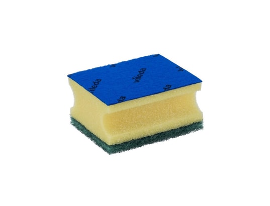 VILEDA - Seau + Balai Lot de 3 éponges à récurer double-face dont 1 gratuite