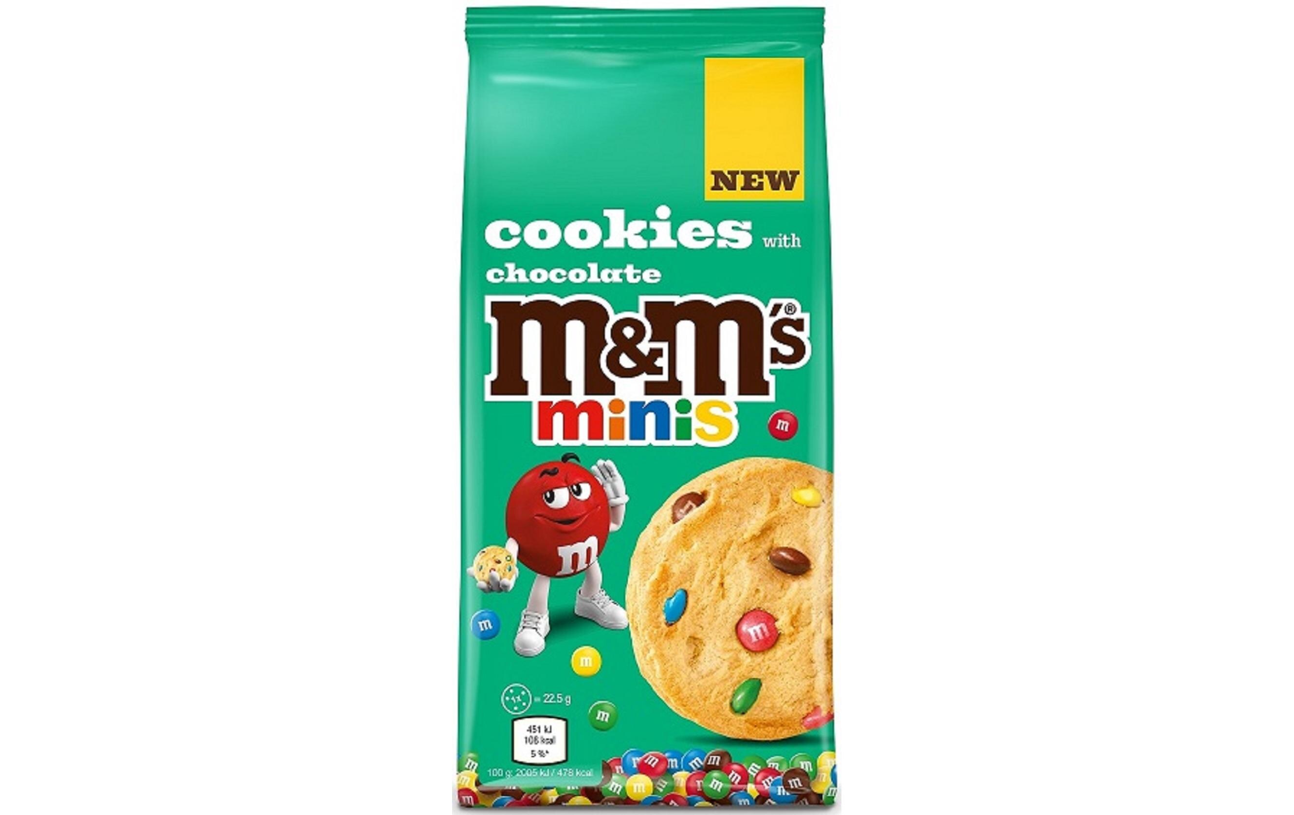 Guetzli M&M's Biscuits 180 gKnusprige Schokokekse mit Schokolinsen