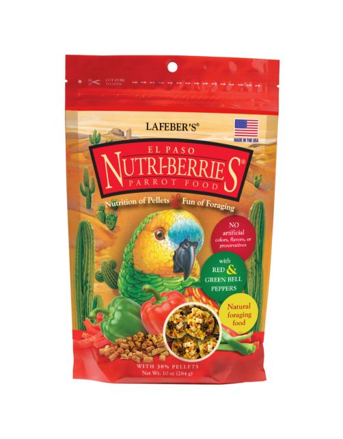Lafeber El Paso Nutri-Berries Parrot - Vogelvoer - 284 g