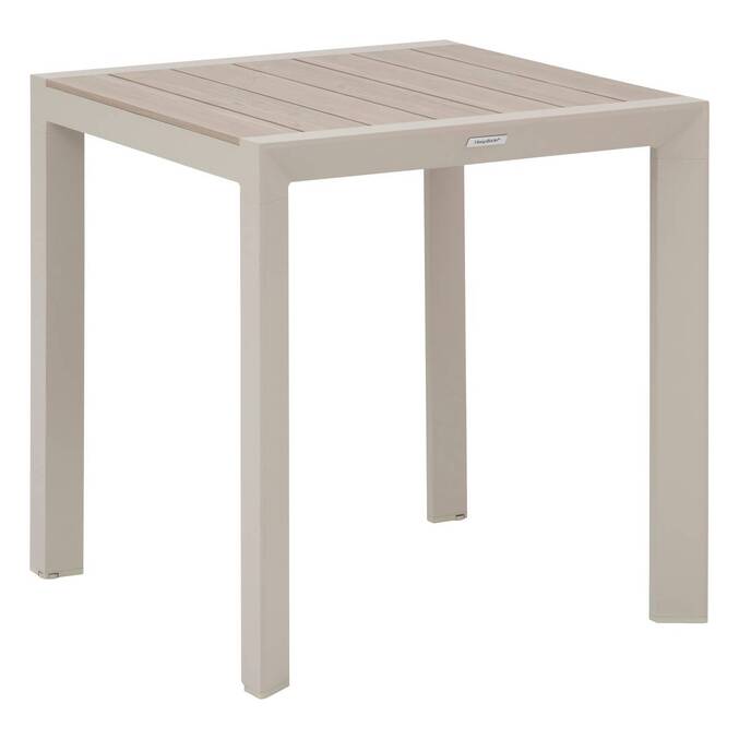 Table de jardin ÉVASION Effet bois Lin & Argile