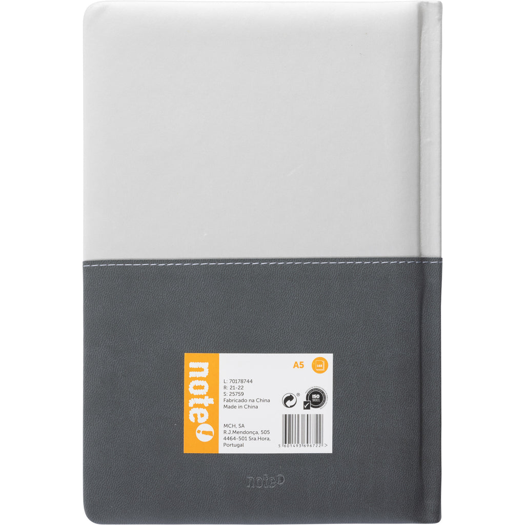Agenda A5 2025 Bicolor Metalizada Note!