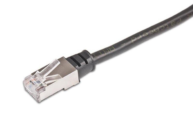 Patchkabel RJ-45 - RJ-45, Cat 5e, F/UTP, 5 m, SchwarzCat.5e-Patchkabel, 5 m