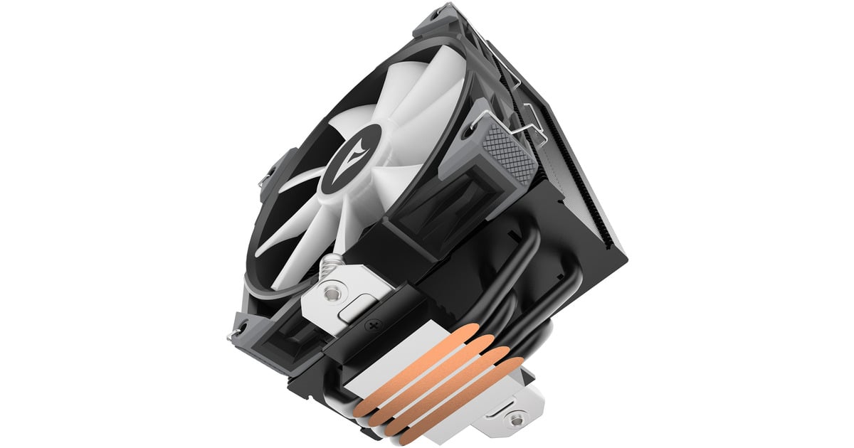 SharkoonA40 RGB CPU-koeler  (Zwart, 4-pins PWM fan-connector)