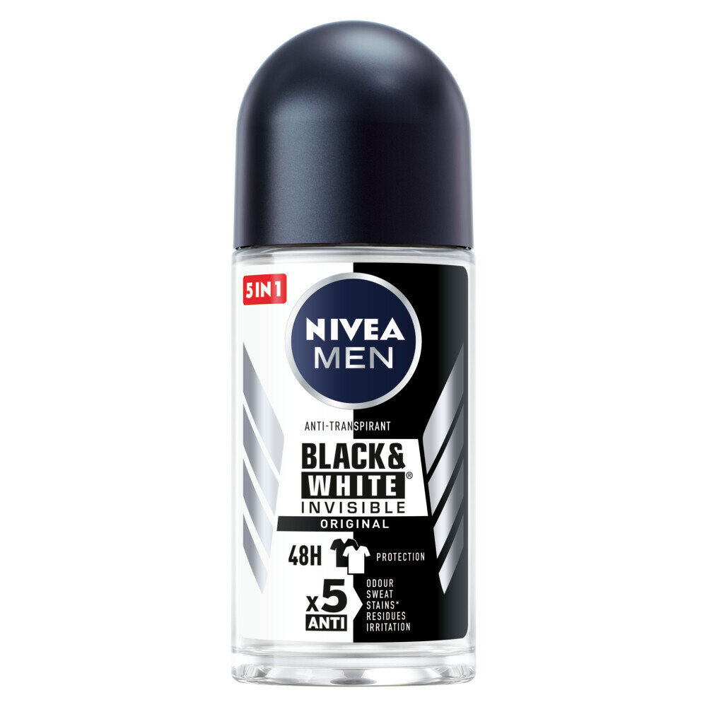 Nivea Men Deodorant Roller Invisible for Black & White50 ml