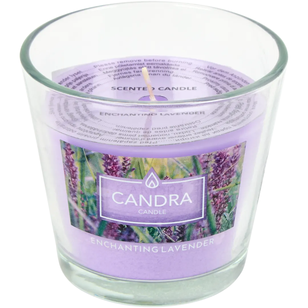 Candra geurkaars in glas Ø 9 x 8 cm | diverse varianten