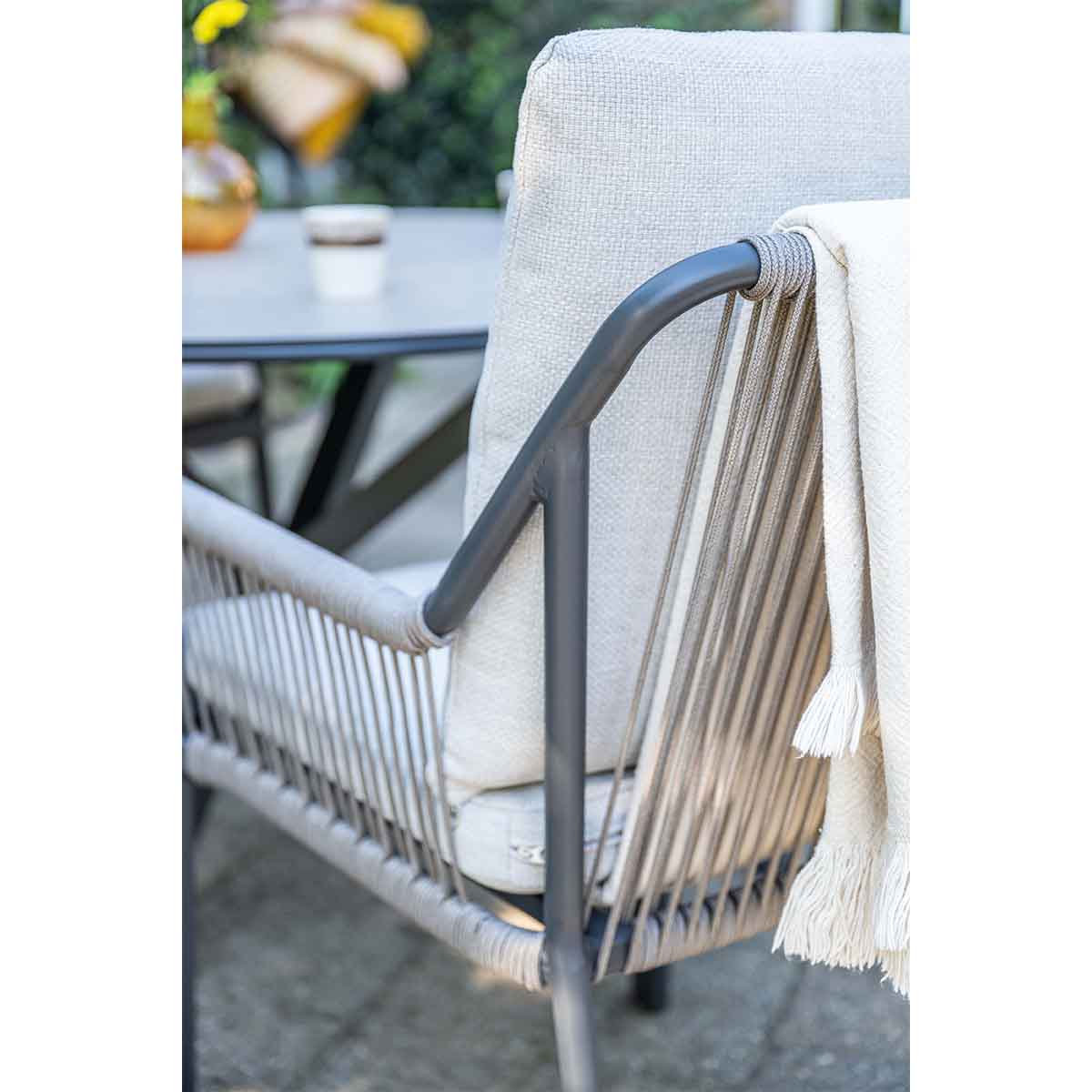 Garden Impressions Raxa dining fauteuil - carbon black