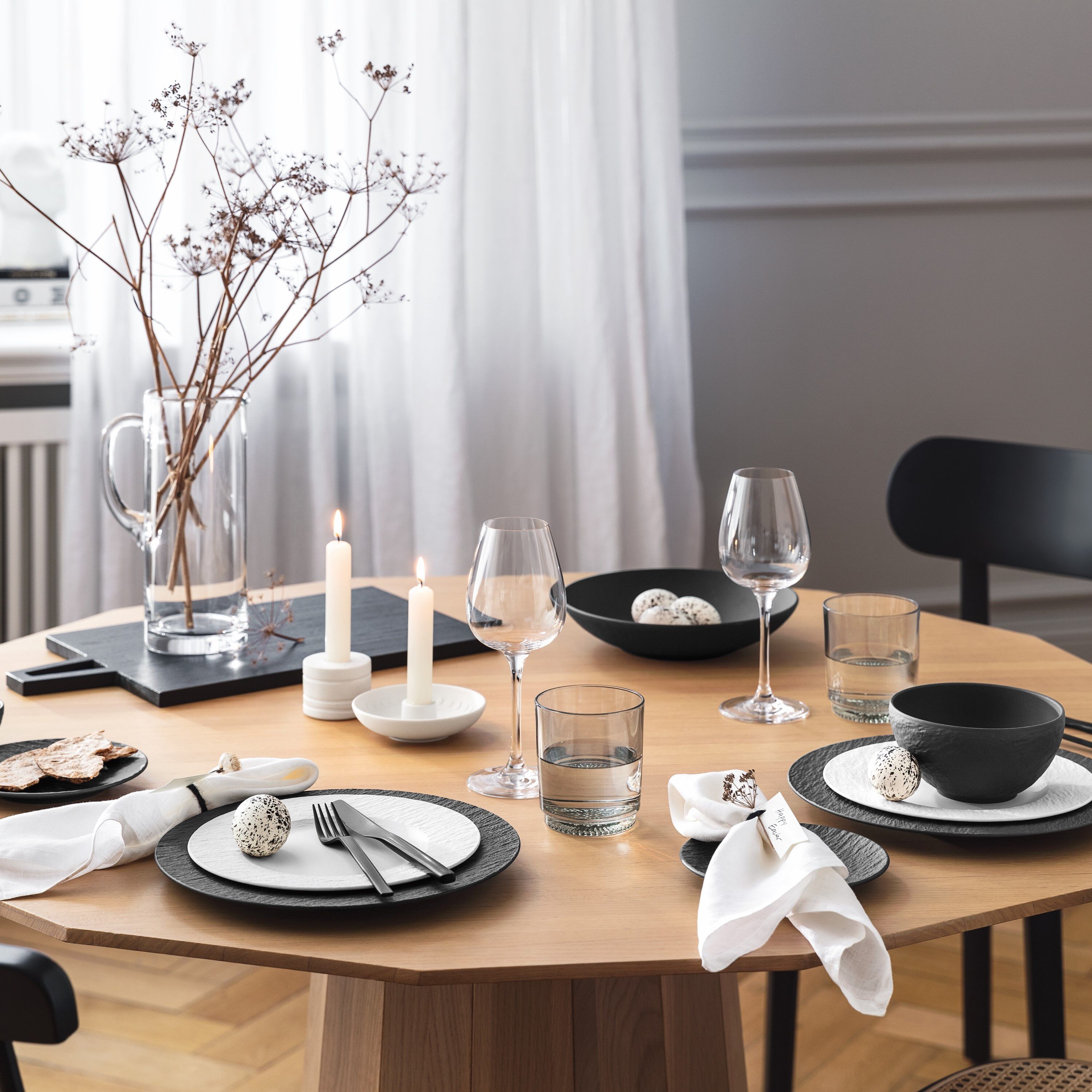 Manufacture Starter set Black, Premium Porcelain