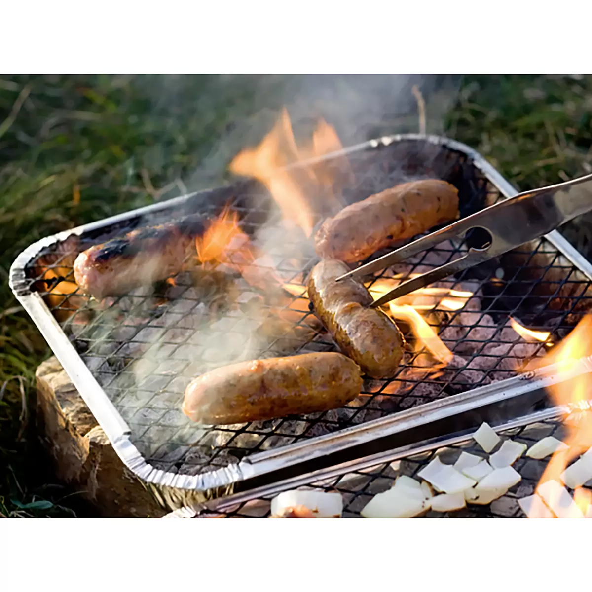 Einweggrill BBQ Dragon Silber