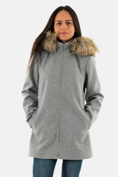 manteaux only new erica medium grey melange
