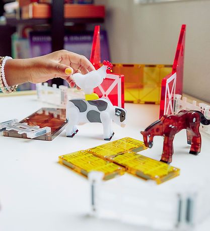 Magna-Tiles Magnets?t - 25 Dele - Farm Animals