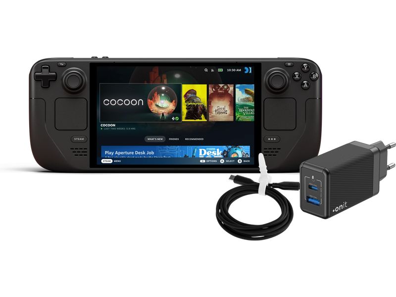 Valve Steam Deck Handheld Valve Steam Deck OLED 512 GB Leistungsstarker Handheld-Gaming-PC mit komfortabler Steuerung und grossem 7.4