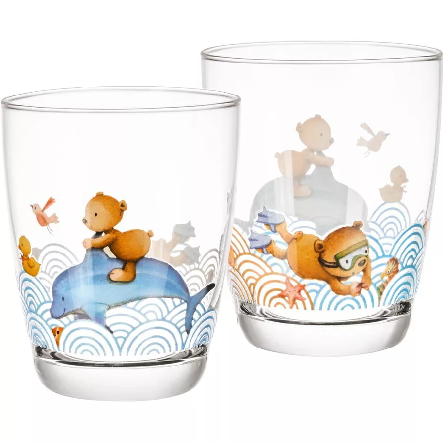Villeroy & Boch Kindergläser Happy as a Bear 150 ml 2er Set transparent