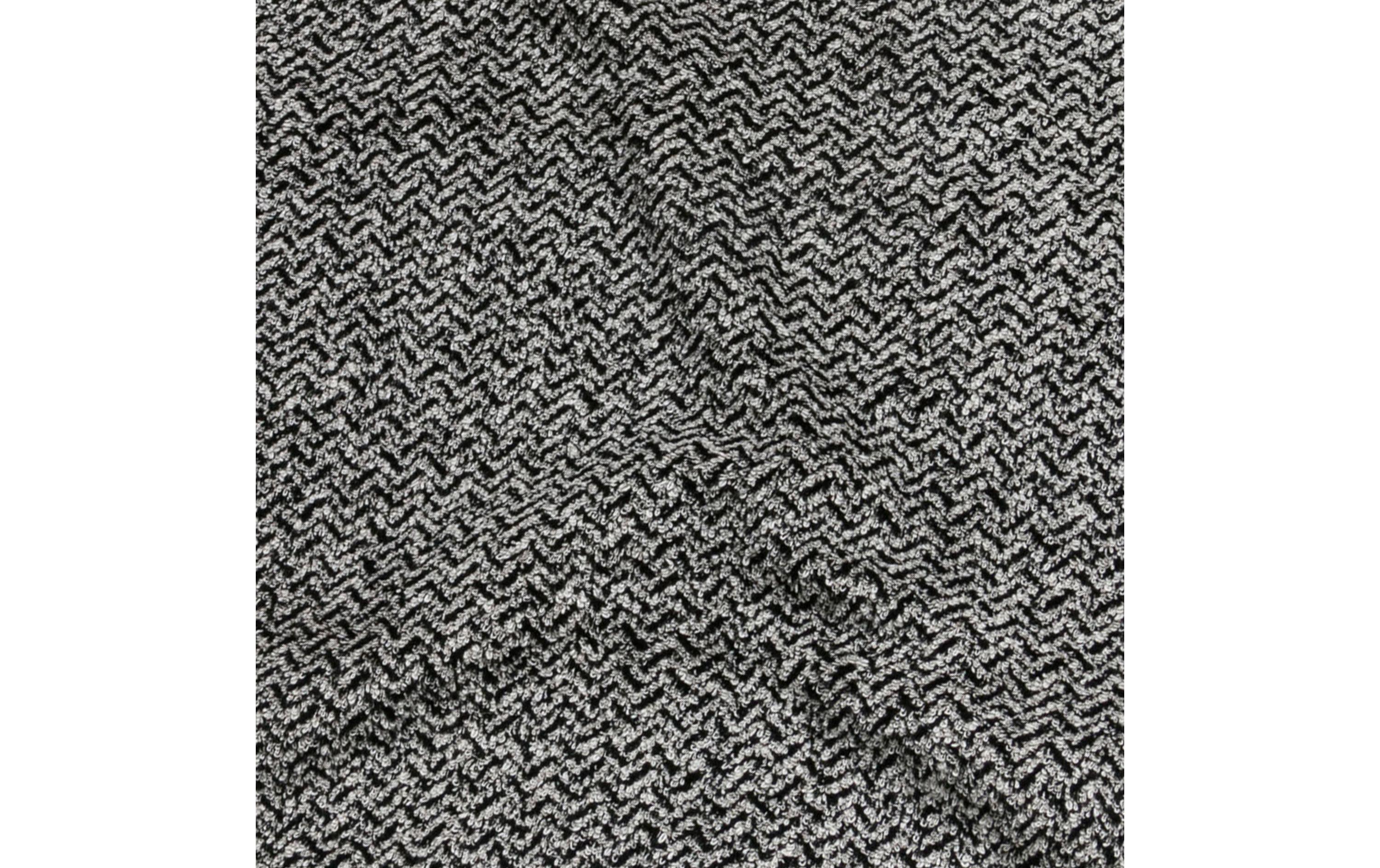 Duschtuch Brooklyn 80 x 150 cm, Schwarz/WeissFrotteetuch