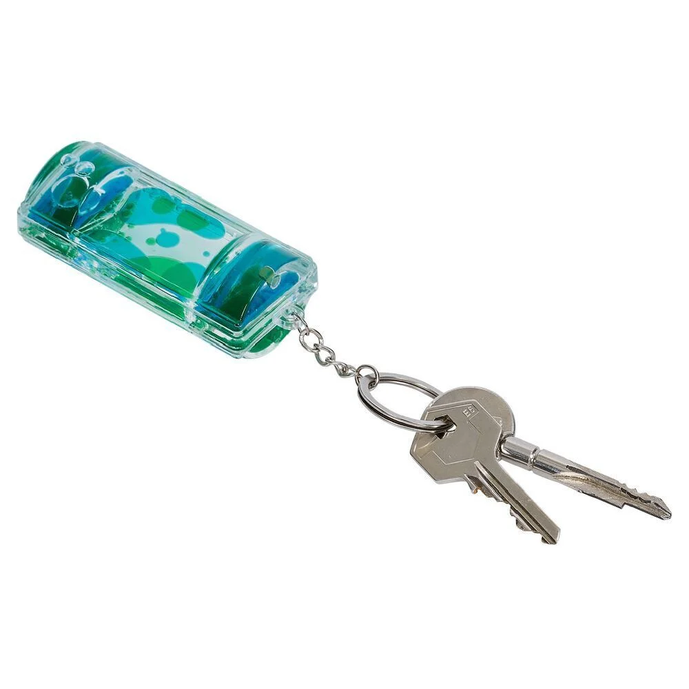 Porte-clé sablier liquide 3 modèles