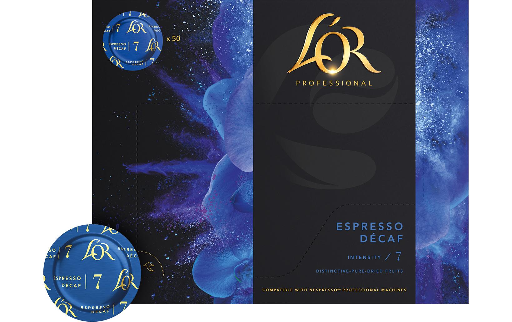 Professional Pads entkoffeiniert 50 StückKaffee-Discs für Nespresso Professional Pad Maschinen