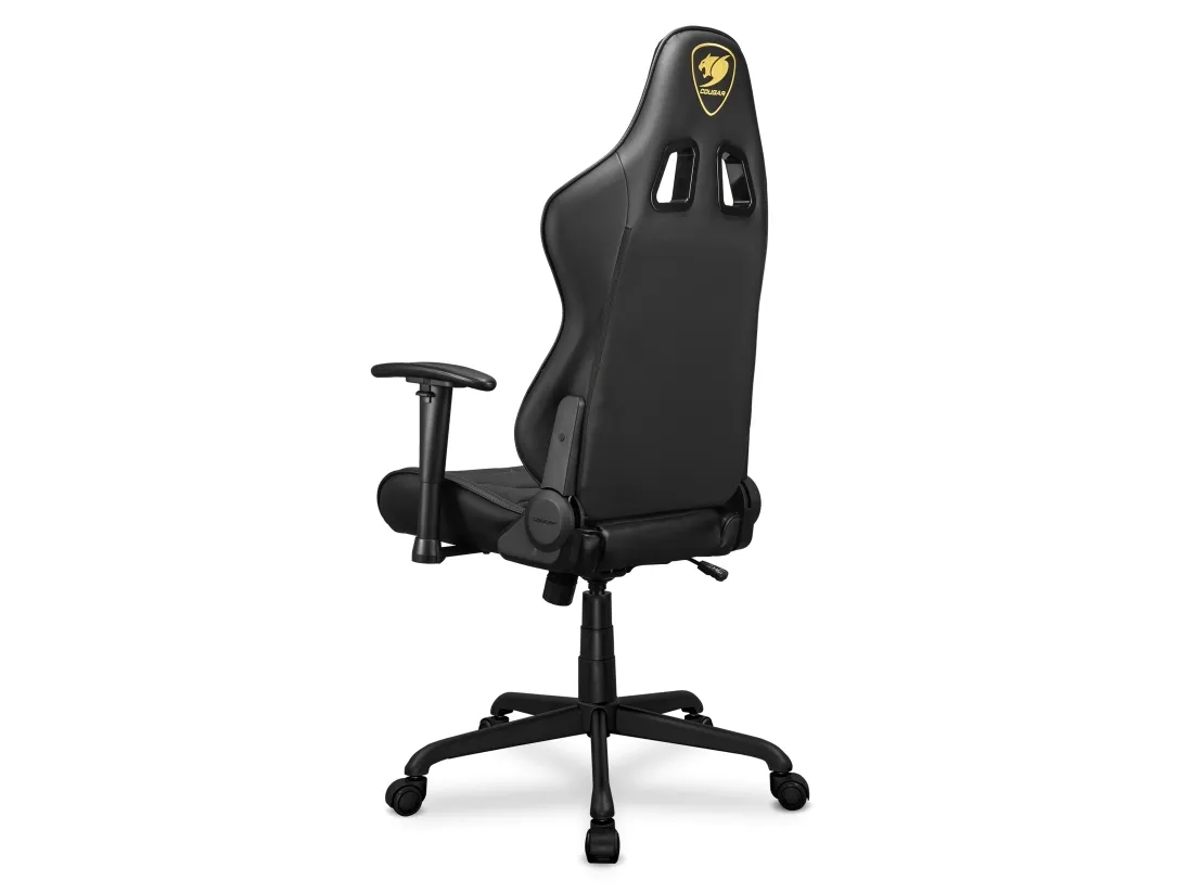 COUGAR Gaming Silla Armor Elite Royal, PC gamingstol, 120 kg, Polstret sæde, Polstret ryglæn, Sort, Stål