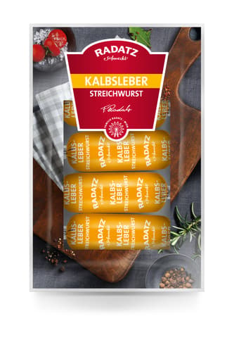 Radatz Kalbsleber Streichwurst Bits