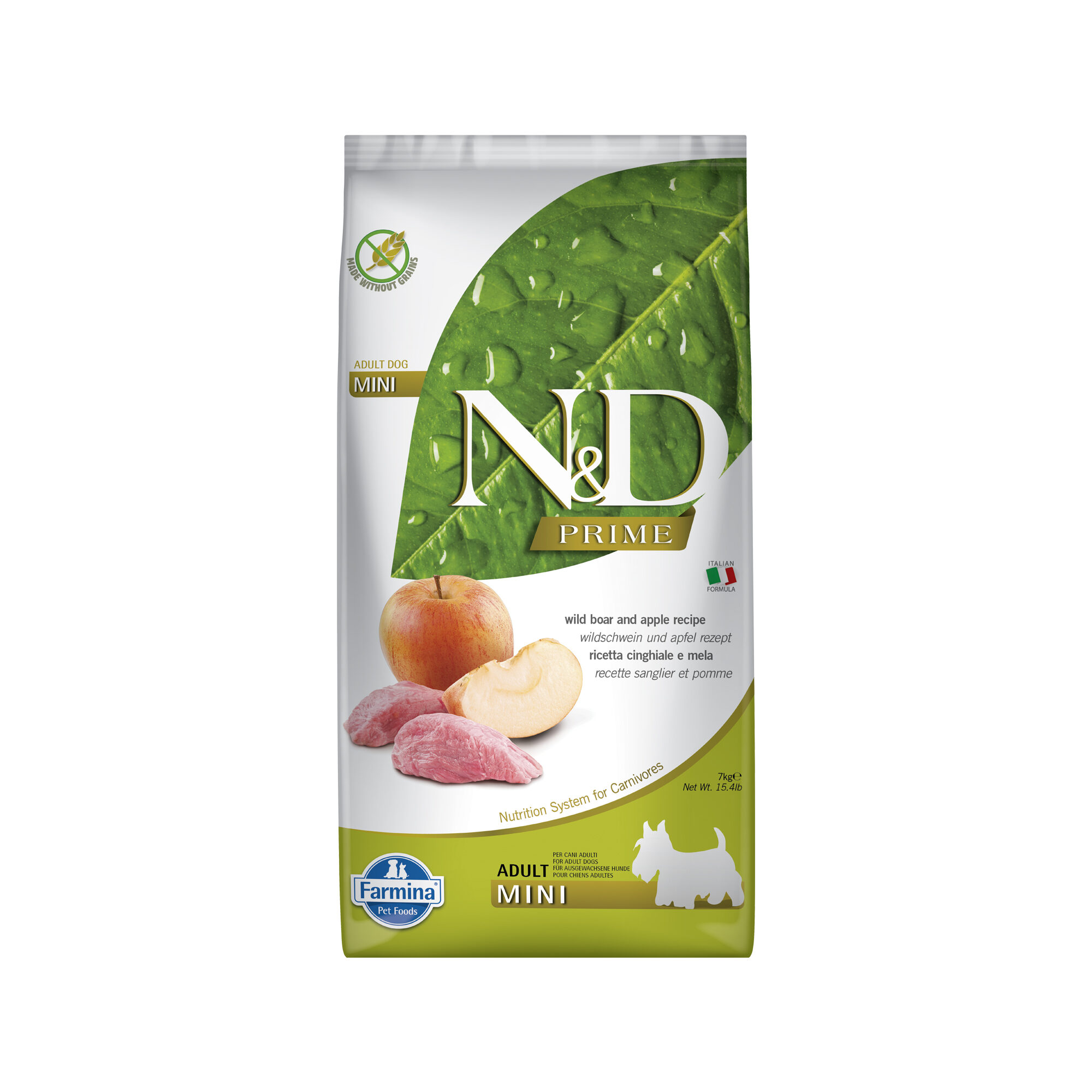 Farmina N&D Prime Adult Mini Hondenvoer - Wild Zwijn en Appel