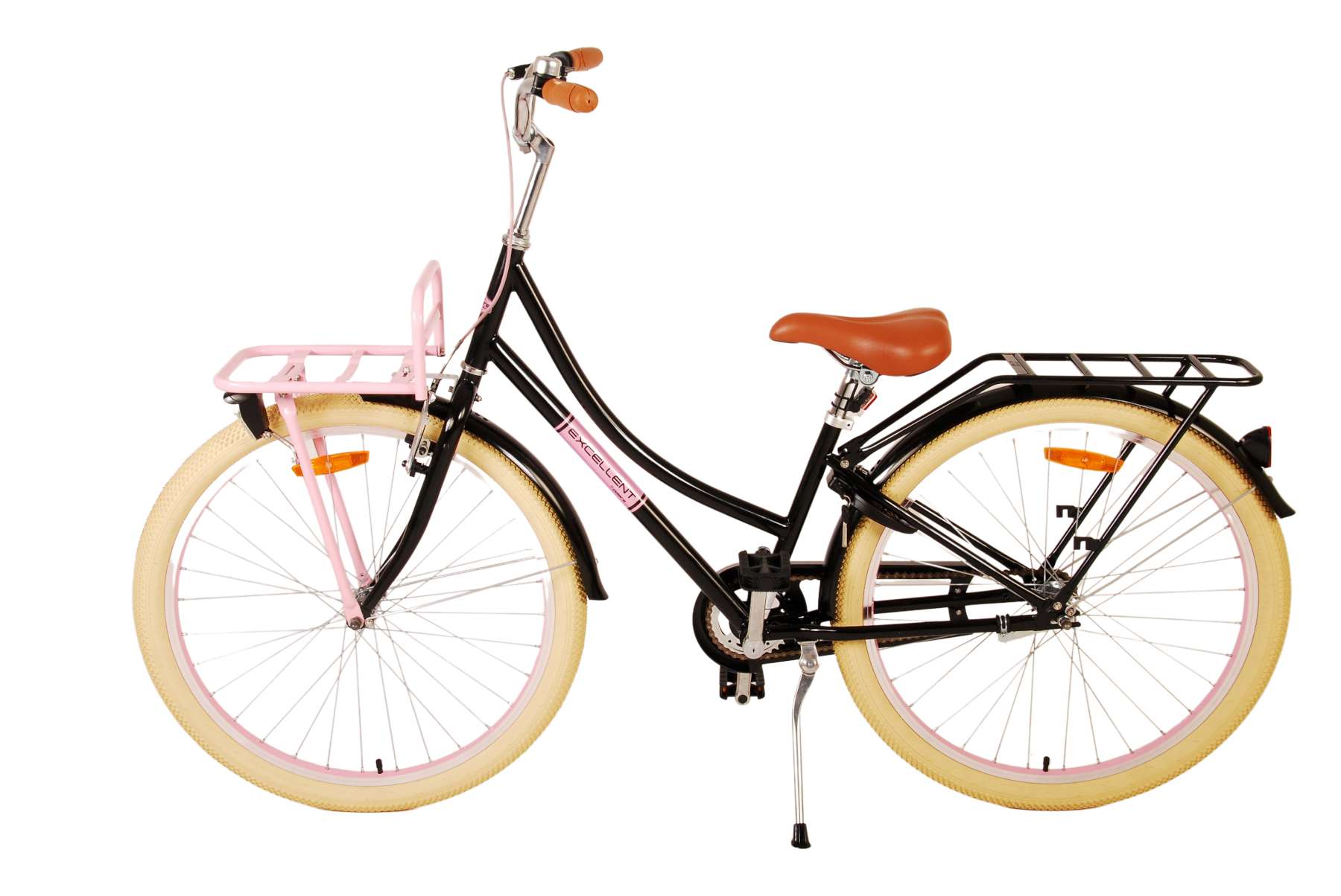 TPFSports Excellent Kinderfahrrad - Mädchen - 26 Zoll - Rücktritt + Handbremse - Grün
