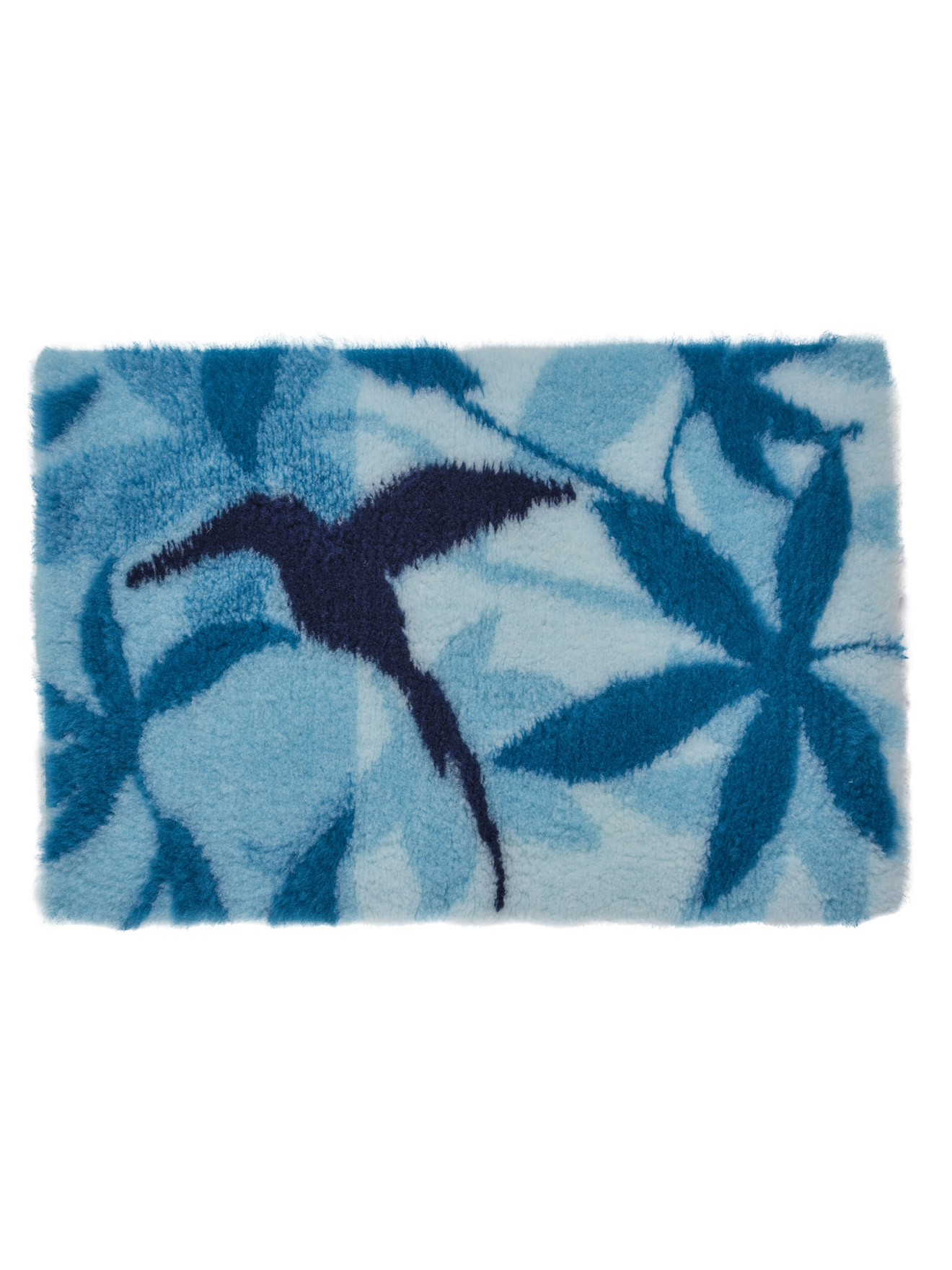 Tapis de bain colibri