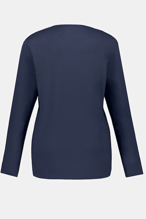 Ski-Funktionsshirt, schnelltrocknend, Loop, Langarm
