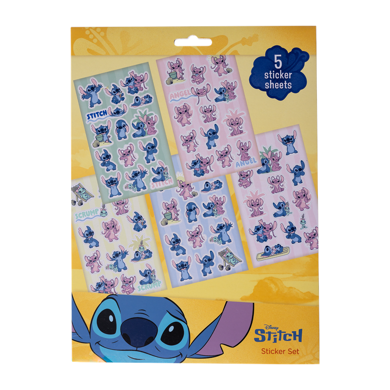 Stitch<br>Klistermærkesæt Lilo & Stitch