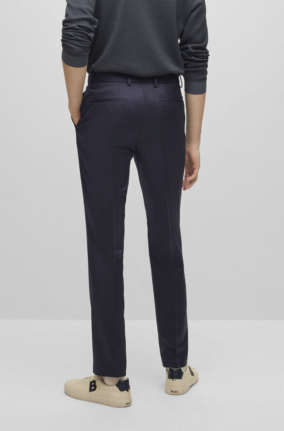BOSS BOSS Men Business Clothing Trousers Blå