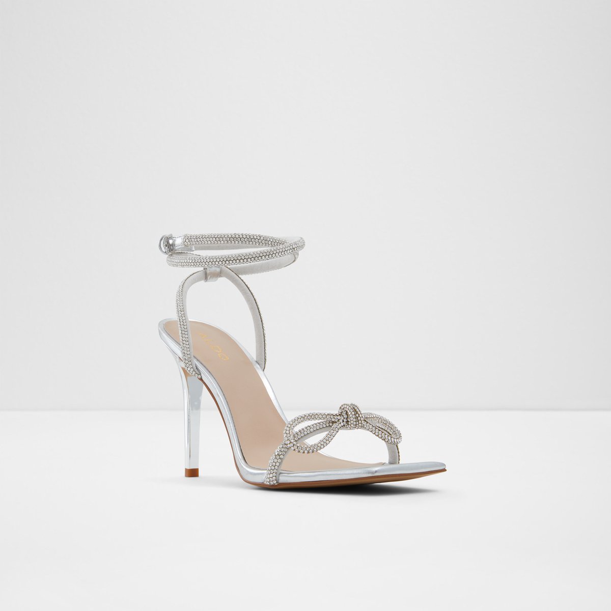 Barrona Silver Women Heeled sandals